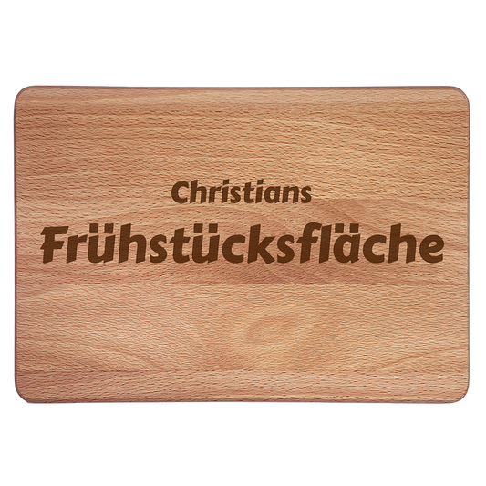Personalisierte Frühstücksbrettchen: Frühstücksfläche