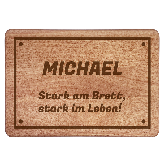 Personalisierte Frühstücksbrettchen: Stark am Brett, stark im Leben!