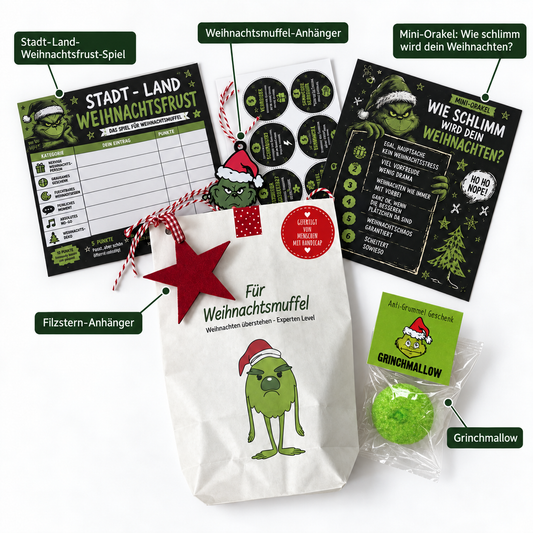 Weihnachtsmuffel Geschenk für alle die an den Grinch glauben