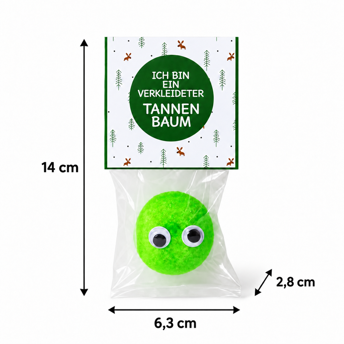 Ich bin ein verkleideter Tannenbaum Marshmallow