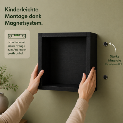 Magnetisches Regalsystem ohne Bohren - Einsteiger Set