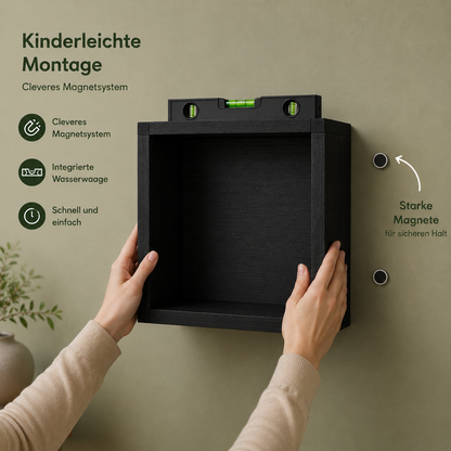 Magnetisches Wandregal ohne Bohren