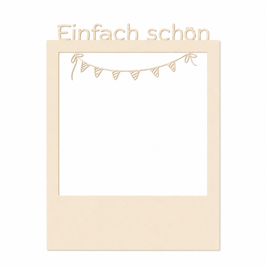 Polaroid Foto Rahmen für Selfies