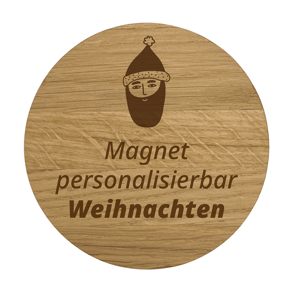 Personalisierbarer Magnet Weihnachten