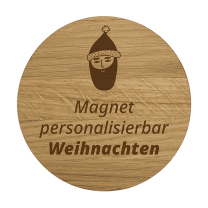 Personalisierbarer Magnet Weihnachten