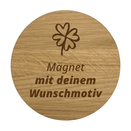 Personalisierbarer Magnet mit Wunschtext