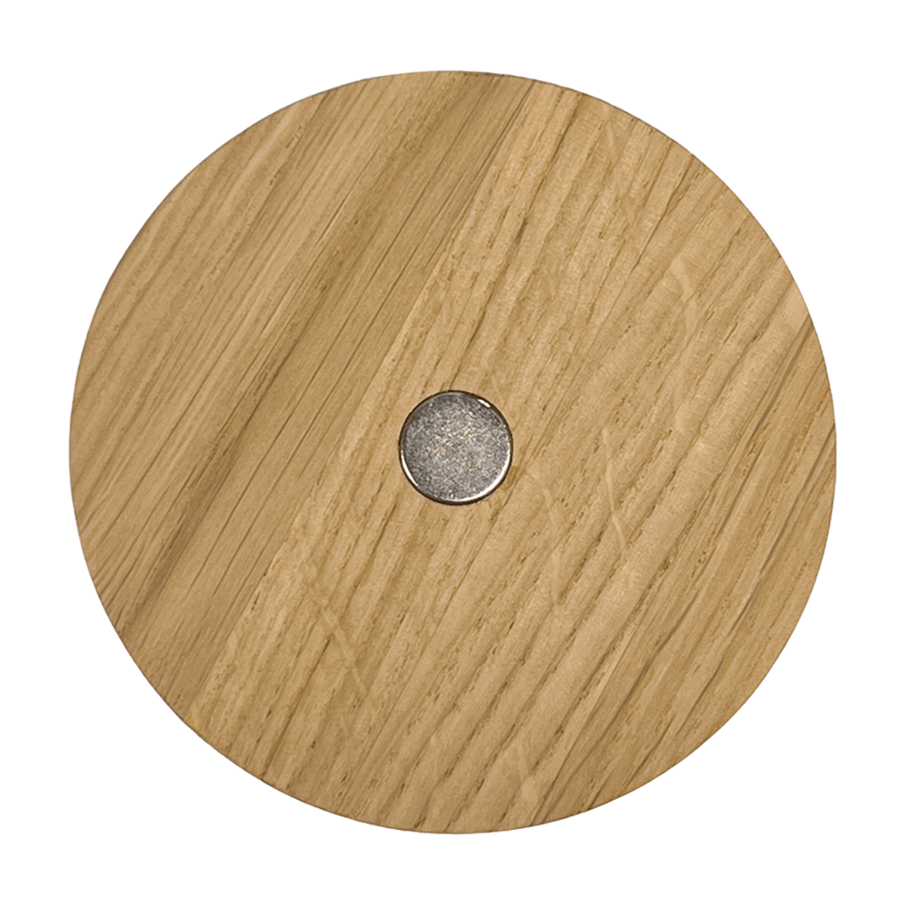 starker Magnet aus Eichenholz