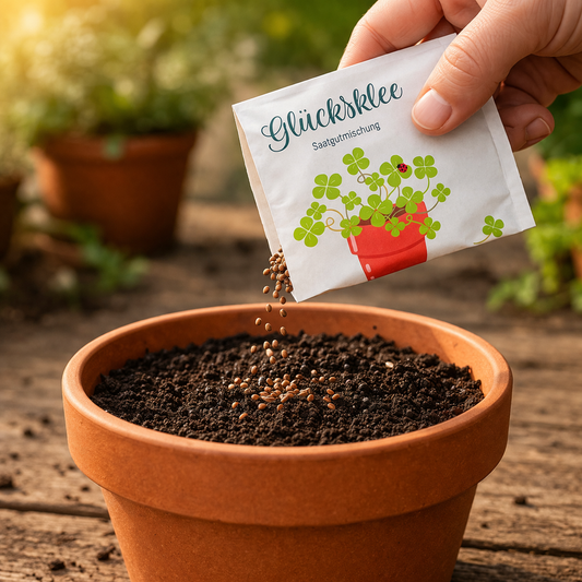 Glücksklee Anziehen