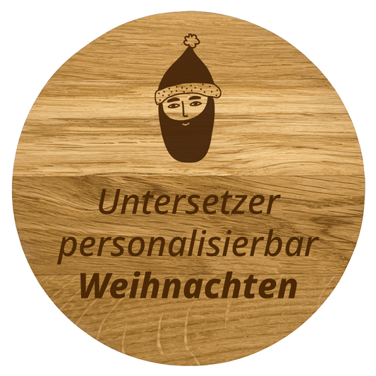 Untersetzer personalisierbar Weihnachten