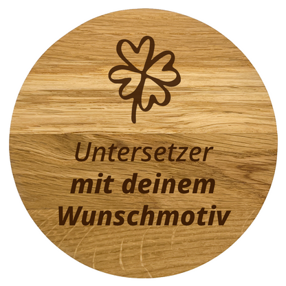 Personalisierbarer Untersetzer mit Wunschtext